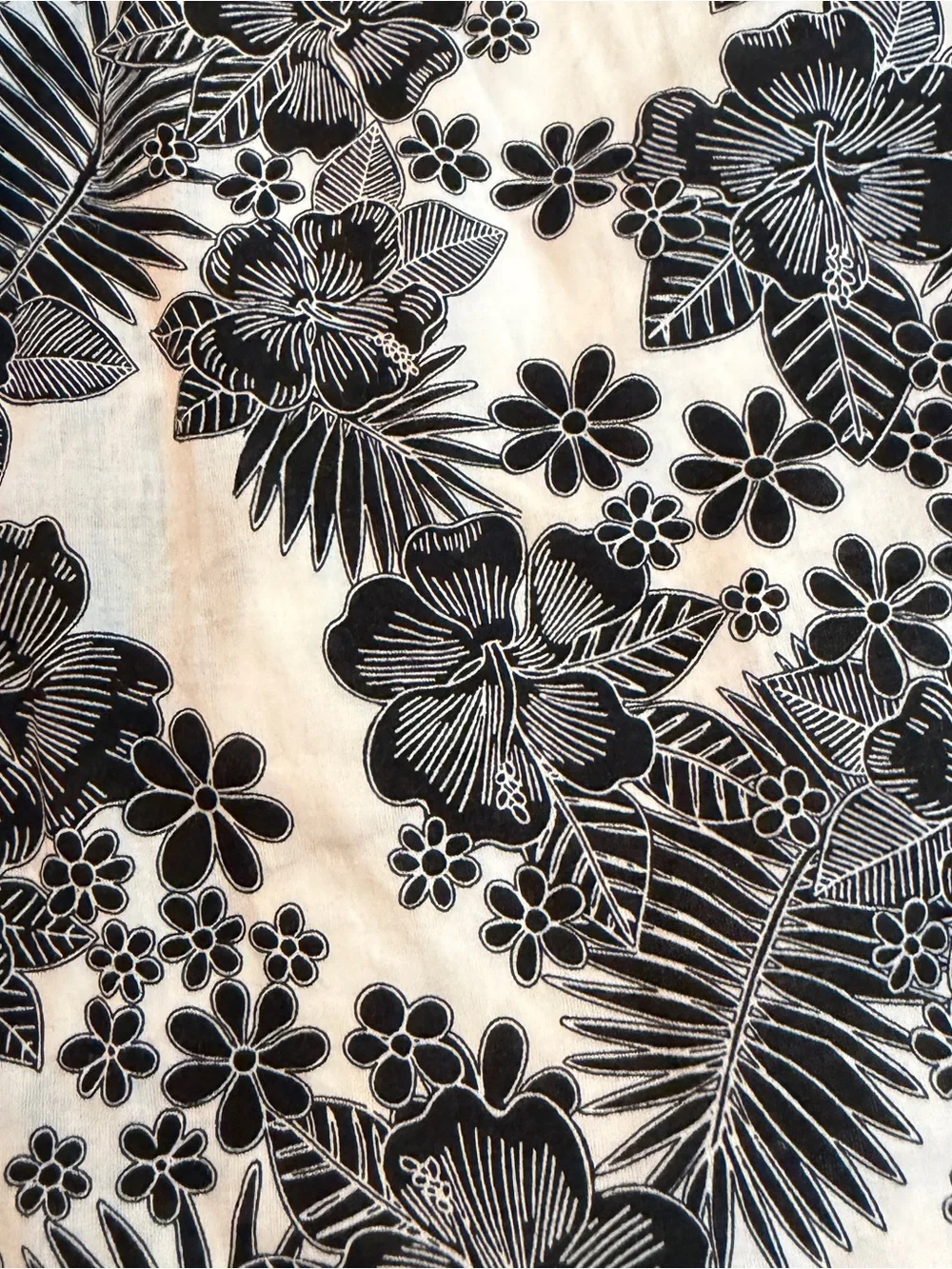 Janie and Jack Girls Black & White Floral Wide-Leg Jumpsuit Sz 6